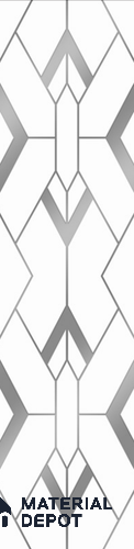 White Patterned Look Acrylic Decorative Wall Panel PN 05144 8 ft x 2 ft - 1.3 mm | Suitable for Feature Wall, TV Unit & Living Room | Width is Subjected to 5% Variation