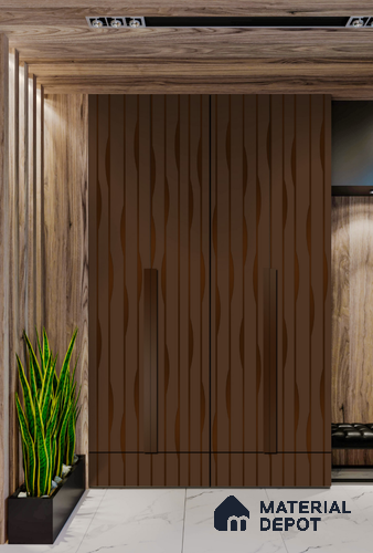 Rang RN 315 Suncoast Nazrana Series Engraved Acrylic Decorative Wall Panel | 8 ft x 2 ft - 1.3 mm | Width is Subjected to 5% Variation