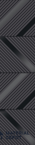 Black Patterned Look Acrylic Decorative Wall Panel PN 05154 8 ft x 2 ft - 1.3 mm | Suitable for Feature Wall, TV Unit & Living Room | Width is Subjected to 5% Variation