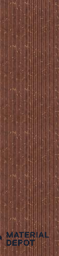 Brown Patterned Louver PN 02870 9 ft x 1.01 ft Charcoal Panel - 8 mm | Suitable for Feature Wall, TV Unit & Living Room | Width is Subjected to 5% Variation