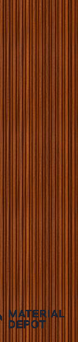 Brown Patterned Louver PN 02856 9 ft x 9.6 inch Charcoal Panel - 10 mm | Suitable for Feature Wall, TV Unit & Living Room | Width is Subjected to 5% Variation