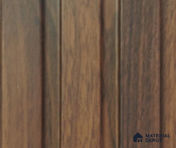 PN 07079 Slate Patterned Wooden 9.5 ft x 4.7 inch Premium MDF Louver/Panel - 18 mm