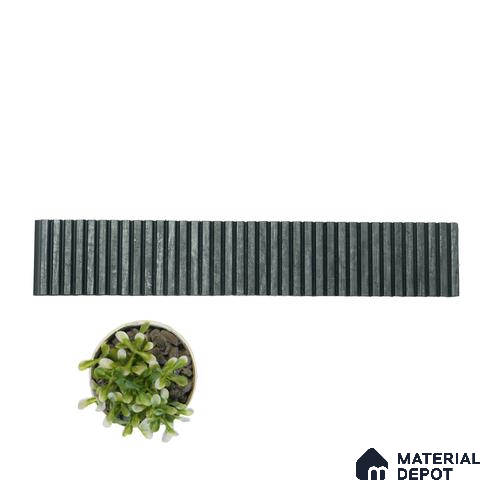 Black Wooden Louver PN 01627 I 8 ft x 12 inch Charcoal Panel - 8 mm | Suitable for Feature Wall, TV Unit & Living Room | Width is Subjected to 5% Variation