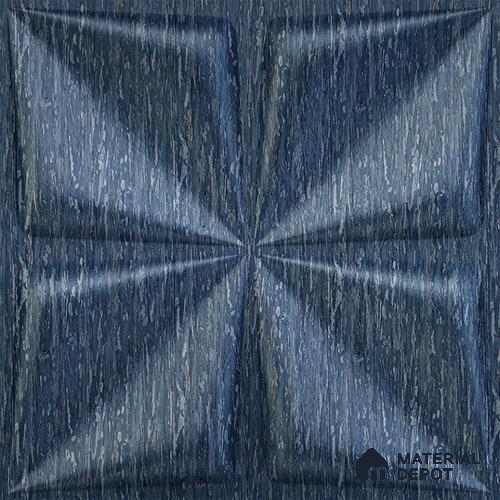 Blue Bloom PVC Matte Finish 3D Wall Panel | 20 in x 20 in | Electric Blue - 15 mm | Suitable for Dining, Feature Wall & TV Unit | Width is Subjected to 5% Variation