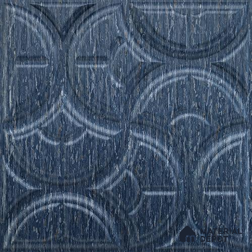 Blue Luna PVC Matte Finish 3D Wall Panel | 20 in x 20 in | Electric Blue - 15 mm | Suitable for Dining, Feature Wall & TV Unit | Width is Subjected to 5% Variation