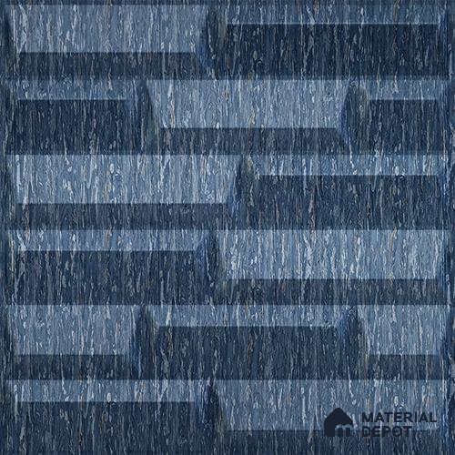 Blue Vault PVC Matte Finish 3D Wall Panel | 20 in x 20 in | Electric Blue - 15 mm | Suitable for Dining, Feature Wall & TV Unit | Width is Subjected to 5% Variation