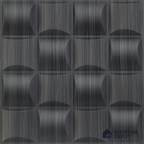 Grey Block PVC Matte Finish 3D Wall Panel | 20 in x 20 in | Gray Pine Wood - 15 mm | Suitable for Dining, Feature Wall & TV Unit | Width is Subjected to 5% Variation