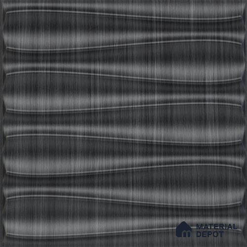 Grey Dune PVC Matte Finish 3D Wall Panel | 20 in x 20 in | Gray Pine Wood - 15 mm | Suitable for Dining, Feature Wall & TV Unit | Width is Subjected to 5% Variation
