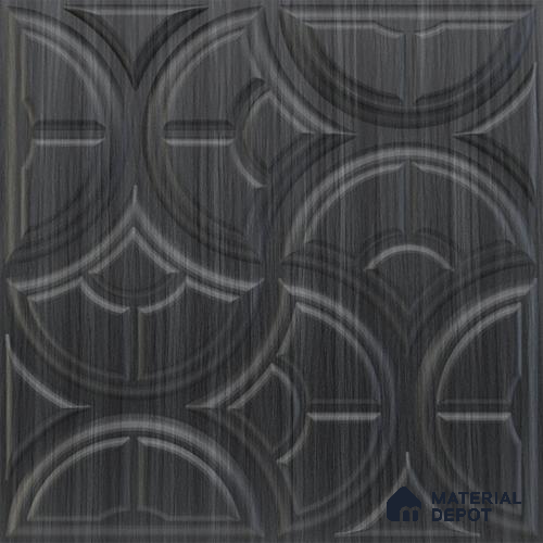 Grey Luna PVC Matte Finish 3D Wall Panel | 20 in x 20 in | Gray Pine Wood - 15 mm | Suitable for Dining, Feature Wall & TV Unit | Width is Subjected to 5% Variation