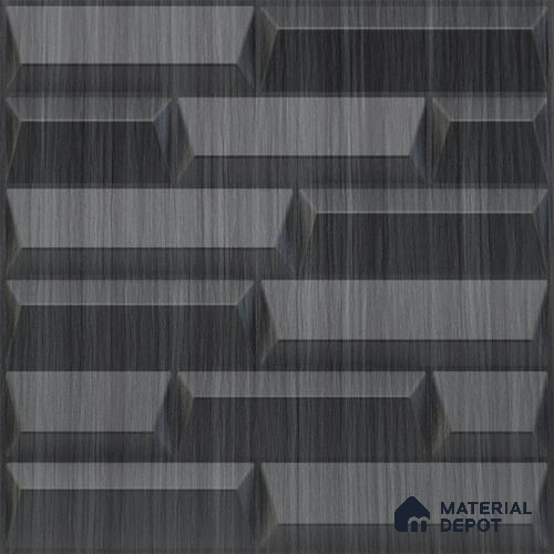 Grey Vault PVC Matte Finish 3D Wall Panel | 20 in x 20 in | Gray Pine Wood - 15 mm | Suitable for Dining, Feature Wall & TV Unit | Width is Subjected to 5% Variation