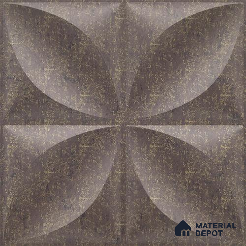 Brown Butterfly PVC Matte Finish 3D Wall Panel | 20 in x 20 in | Magnum Brown - 15 mm | Suitable for Dining, Feature Wall & TV Unit | Width is Subjected to 5% Variation