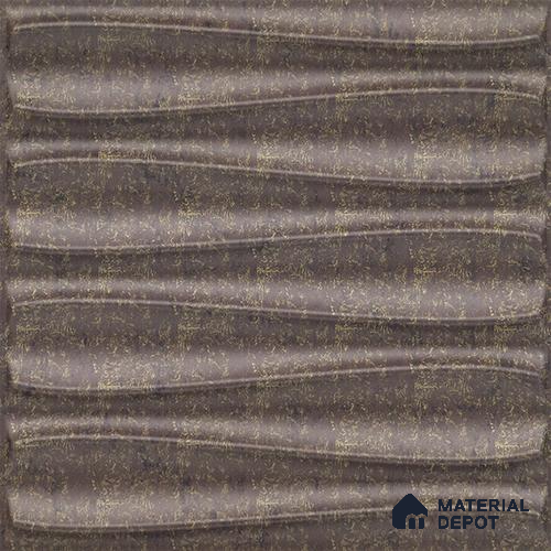 Brown Dune PVC Matte Finish 3D Wall Panel | 20 in x 20 in | Magnum Brown - 15 mm | Suitable for Dining, Feature Wall & TV Unit | Width is Subjected to 5% Variation