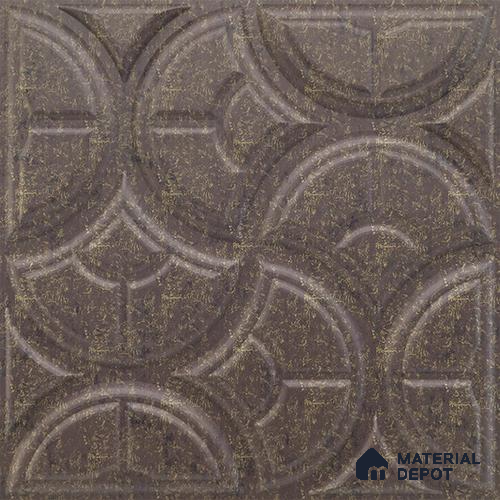 Brown Luna PVC Matte Finish 3D Wall Panel | 20 in x 20 in | Magnum Brown - 15 mm | Suitable for Dining, Feature Wall & TV Unit | Width is Subjected to 5% Variation