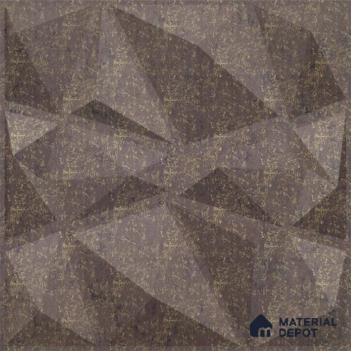 Brown Stone PVC Matte Finish 3D Wall Panel | 20 in x 20 in | Magnum Brown - 15 mm | Suitable for Dining, Feature Wall & TV Unit | Width is Subjected to 5% Variation