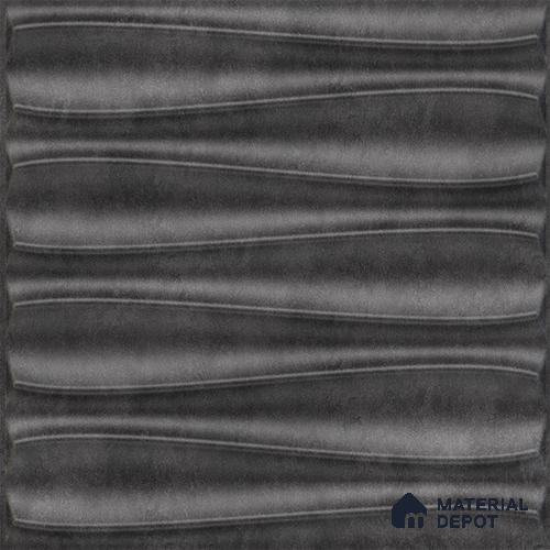 Grey Dune PVC Matte Finish 3D Wall Panel | 20 in x 20 in | Nexa Gray - 15 mm | Suitable for Dining, Feature Wall & TV Unit | Width is Subjected to 5% Variation