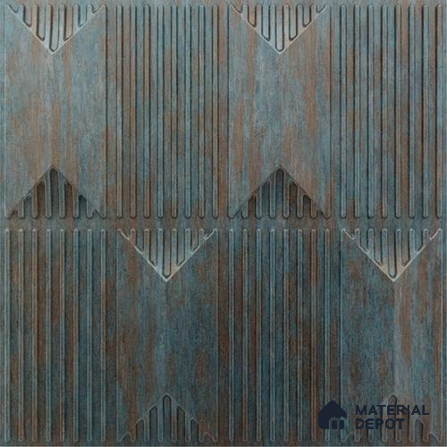 Black Artisan PVC Matte Finish 3D Wall Panel | 20 in x 20 in | Rustic Wood - 15 mm | Suitable for Dining, Feature Wall & TV Unit | Width is Subjected to 5% Variation