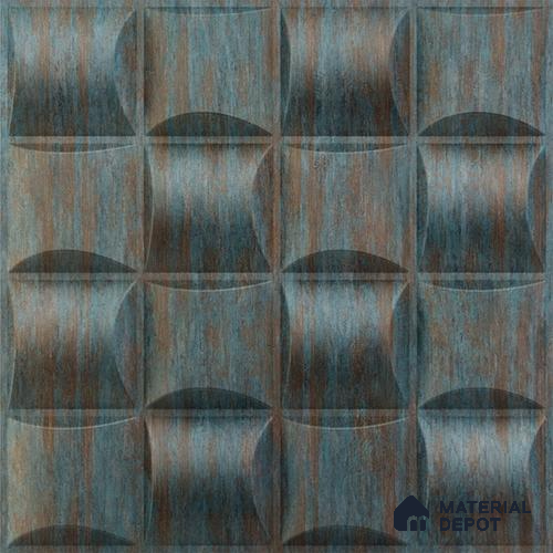 Black Block PVC Matte Finish 3D Wall Panel | 20 in x 20 in | Rustic Wood - 15 mm | Suitable for Dining, Feature Wall & TV Unit | Width is Subjected to 5% Variation