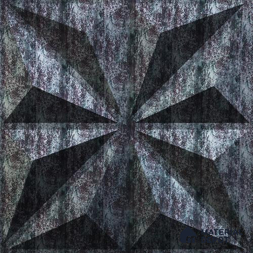 Black Crystal PVC Matte Finish 3D Wall Panel | 20 in x 20 in | Thunder Black - 15 mm | Suitable for Dining, Feature Wall & TV Unit | Width is Subjected to 5% Variation