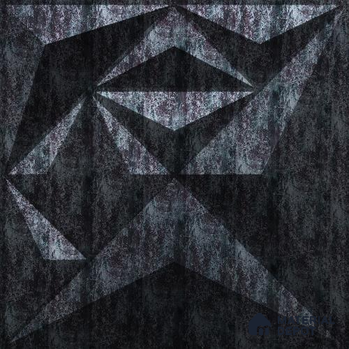 Black Diamond PVC Matte Finish 3D Wall Panel | 20 in x 20 in | Thunder Black - 15 mm | Suitable for Dining, Feature Wall & TV Unit | Width is Subjected to 5% Variation
