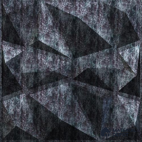 Black Stone PVC Matte Finish 3D Wall Panel | 20 in x 20 in | Thunder Black - 15 mm | Suitable for Dining, Feature Wall & TV Unit | Width is Subjected to 5% Variation