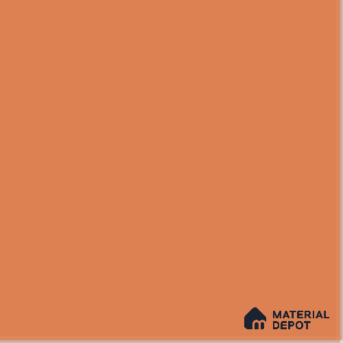Orange Solid Colors Look 1025 SF 8 ft x 4 ft Suede Finish Decorative Laminate - 1 mm | Suitable for Living Room, Kitchen, Office