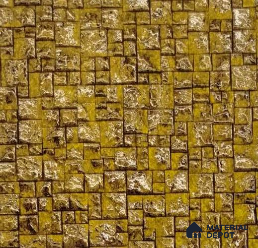 Gold Stone Look Charcoal Decorative Wall Panel 1104 8 ft x 2 ft - 4 mm | Suitable for Feature Wall, TV Unit & Living Room | Width is Subjected to 5% Variation