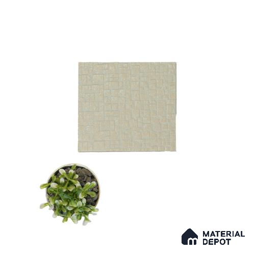 Cream Stone Look Charcoal Decorative Wall Panel PN 04508 8 ft x 2 ft - 4 mm | Suitable for Feature Wall, TV Unit & Living Room | Width is Subjected to 5% Variation