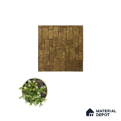 Gold Stone Look Charcoal Decorative Wall Panel PN 04529 8 ft x 2 ft - 4 mm | Suitable for Feature Wall, TV Unit & Living Room | Width is Subjected to 5% Variation