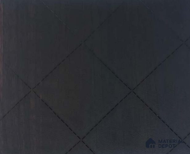 Black Leather Look 1124 OL 8 ft x 4 ft Texture Finish Decorative Laminate - 1 mm | Suitable for TV Unit, Wardrobe, Kitchen Cabinets