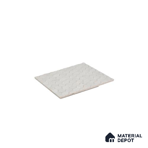 Cream Patterned Look Charcoal Decorative Wall Panel PN 04534 8 ft x 2 ft - 4 mm | Suitable for Feature Wall, TV Unit & Living Room | Width is Subjected to 5% Variation
