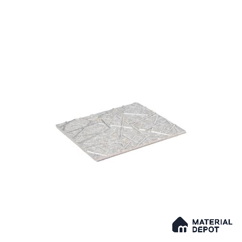 Cream Patterned Look Charcoal Decorative Wall Panel PN 04532 8 ft x 2 ft - 4 mm | Suitable for Feature Wall, TV Unit & Living Room | Width is Subjected to 5% Variation