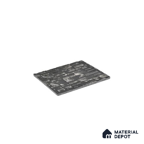 Black Stone Look Charcoal Decorative Wall Panel PN 04542 8 ft x 2 ft - 4 mm | Suitable for Feature Wall, TV Unit & Living Room | Width is Subjected to 5% Variation