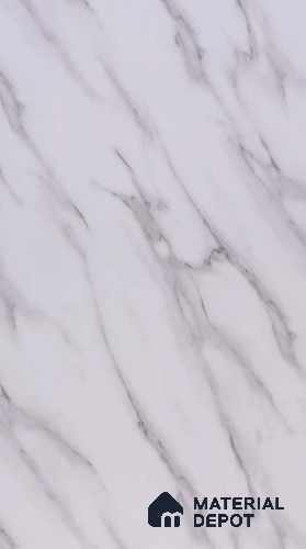 Material Depot laminates in bangalore - high quality image of a 1142 DM Sagrada Marble White Decorative Laminate from Trend Laminates with Texture finish