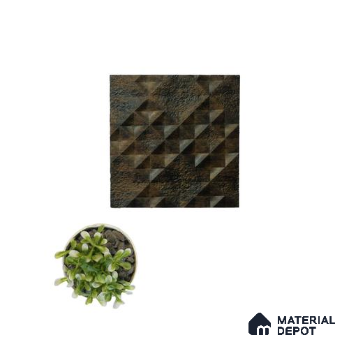 Brown Patterned Look Charcoal Decorative Wall Panel PN 04489 8 ft x 2 ft - 4 mm | Suitable for Feature Wall, TV Unit & Living Room | Width is Subjected to 5% Variation