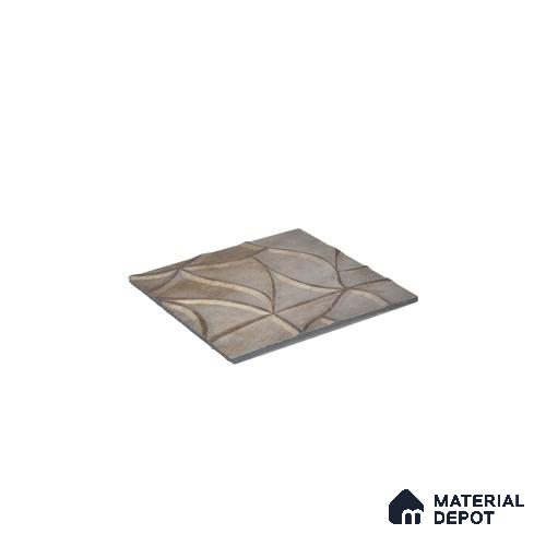 Cream Patterned Look Charcoal Decorative Wall Panel PN 04540 8 ft x 2 ft - 4 mm | Suitable for Feature Wall, TV Unit & Living Room | Width is Subjected to 5% Variation
