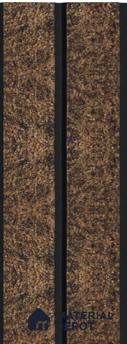 Brown Stone Louver 1174 244 (Trend 1174) 8 ft x 4.9 inch Charcoal Panel - 12 mm | Suitable for Feature Wall, TV Unit & Living Room | Width is Subjected to 5% Variation