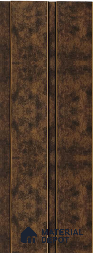 Brown Stone Louver 1176 244 (Trend 1176) 8 ft x 4.9 inch Charcoal Panel - 12 mm | Suitable for Feature Wall, TV Unit & Living Room | Width is Subjected to 5% Variation