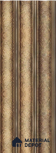 Brown Stone Louver 1184 244 (Trend 1184) 8 ft x 4.9 inch Charcoal Panel - 12 mm | Suitable for Feature Wall, TV Unit & Living Room | Width is Subjected to 5% Variation
