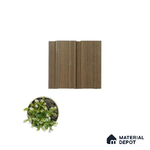 Brown Wooden Louver PN 04580 8 ft x 4.9 inch Charcoal Panel - 12 mm | Suitable for Feature Wall, TV Unit & Living Room | Width is Subjected to 5% Variation