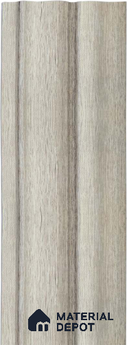 Cream Wooden Louver 1208 244 (Trend 1208) 8 ft x 4.9 inch Charcoal Panel - 12 mm | Suitable for Feature Wall, TV Unit & Living Room | Width is Subjected to 5% Variation