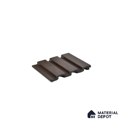 Brown Wooden Louver PN 04597 8 ft x 4.9 inch Charcoal Panel - 12 mm | Suitable for Feature Wall, TV Unit & Living Room | Width is Subjected to 5% Variation