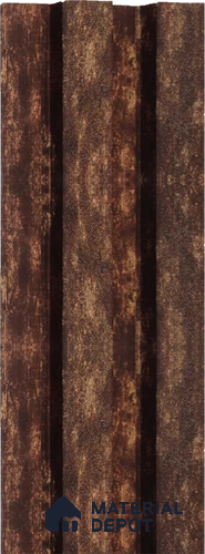 Brown Wooden Louver 1220 244 (Trend 1220) 8 ft x 4.9 inch Charcoal Panel - 12 mm | Suitable for Feature Wall, TV Unit & Living Room | Width is Subjected to 5% Variation