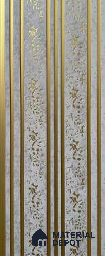 Trend 1251 Charcoal Decorative Wall Panel | 8 ft x 1 ft - 4 mm | Width is Subjected to 5% Variation