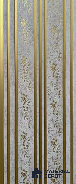 Trend 1251 Charcoal Decorative Wall Panel | 8 ft x 1 ft - 4 mm | Width is Subjected to 5% Variation