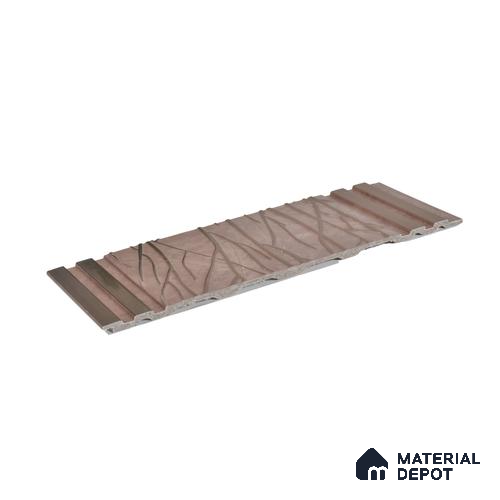 Brown Patterned Look Charcoal Decorative Wall Panel PN 04486 8 ft x 1 ft - 4 mm | Suitable for Feature Wall, TV Unit & Living Room | Width is Subjected to 5% Variation