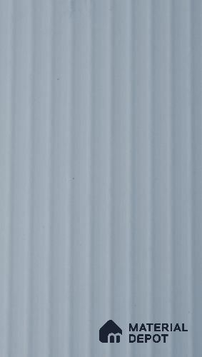 Powder Blue Fluted Solid Color 1303 FT 8 ft x 4 ft Texture Finish Decorative Laminate - 1 mm | Suitable for TV Unit,Wardrobe, Kitchen Cabinets