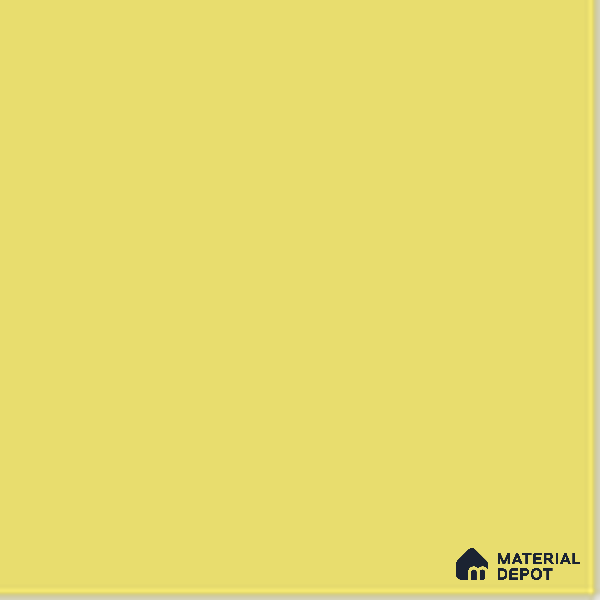 Yellow Solid Colors Look 1316 SF 8 ft x 4 ft Suede Finish Decorative Laminate - 1 mm | Suitable for Living Room, Kitchen, Office