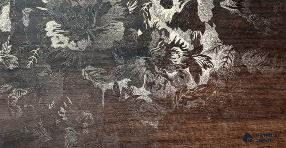 Patterned Look 5011 3D 8 ft x 4 ft Texture Finish Decorative Laminate - 0.8 mm | Suitable for Bedroom, TV Unit, Wardrobe