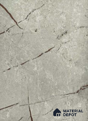 Grey Marble Look 5088 AHG 8 ft x 4 ft High Gloss Finish Decorative Laminate - 0.8 mm | Suitable for TV Unit, Wardrobe, Kitchen Cabinets