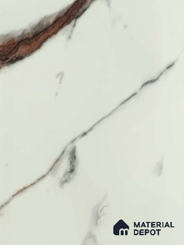 Beige Marble Look 5091 AHG 8 ft x 4 ft High Gloss Finish Decorative Laminate - 0.8 mm | Suitable for TV Unit, Wardrobe, Kitchen Cabinets